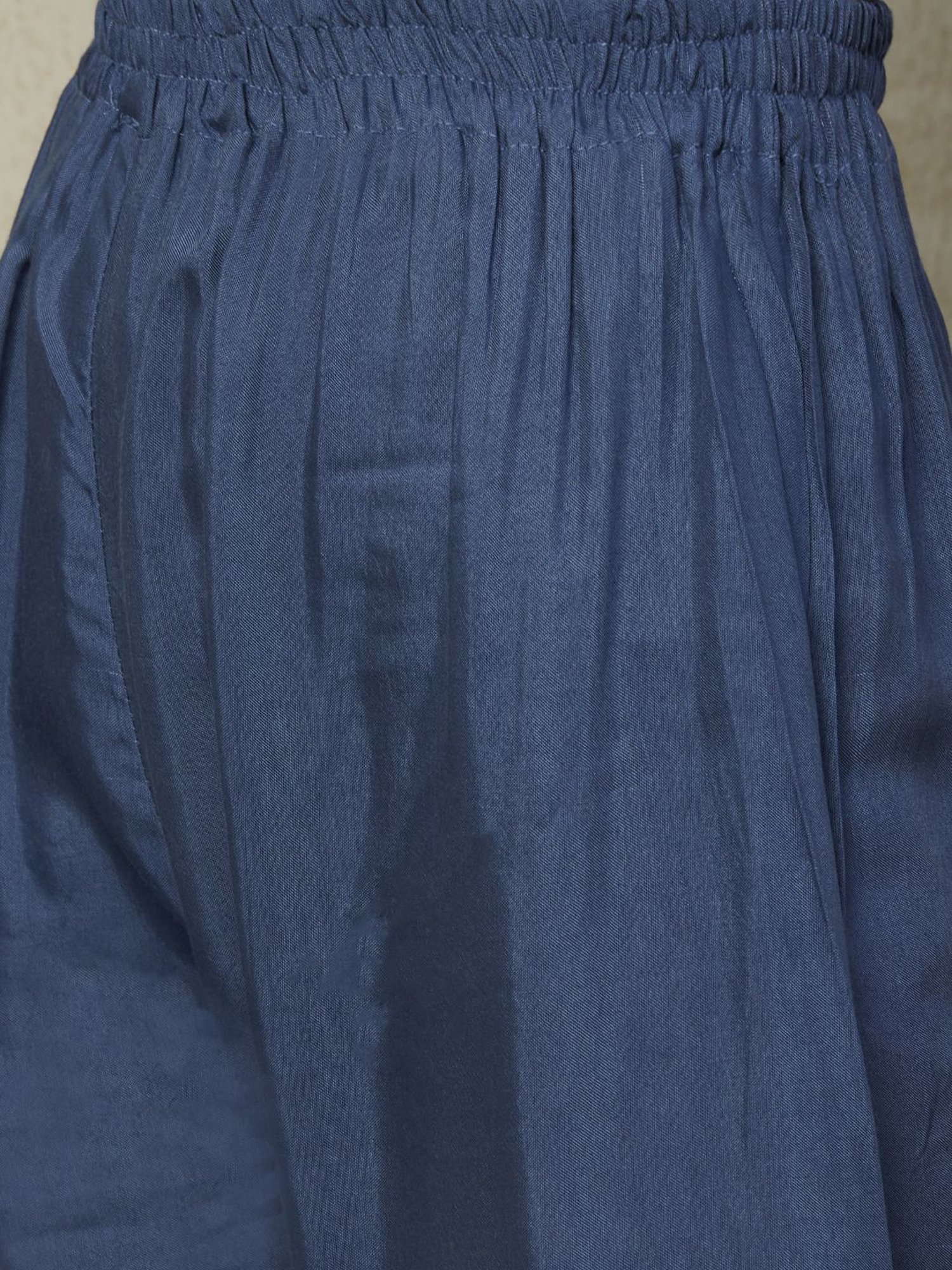 Fashor Blue Printed Kurta Pant Set With Dupatta