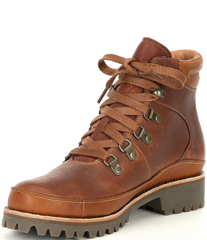 Chaco Women's Fields Waterproof Leather Lug Sole Combat Boots