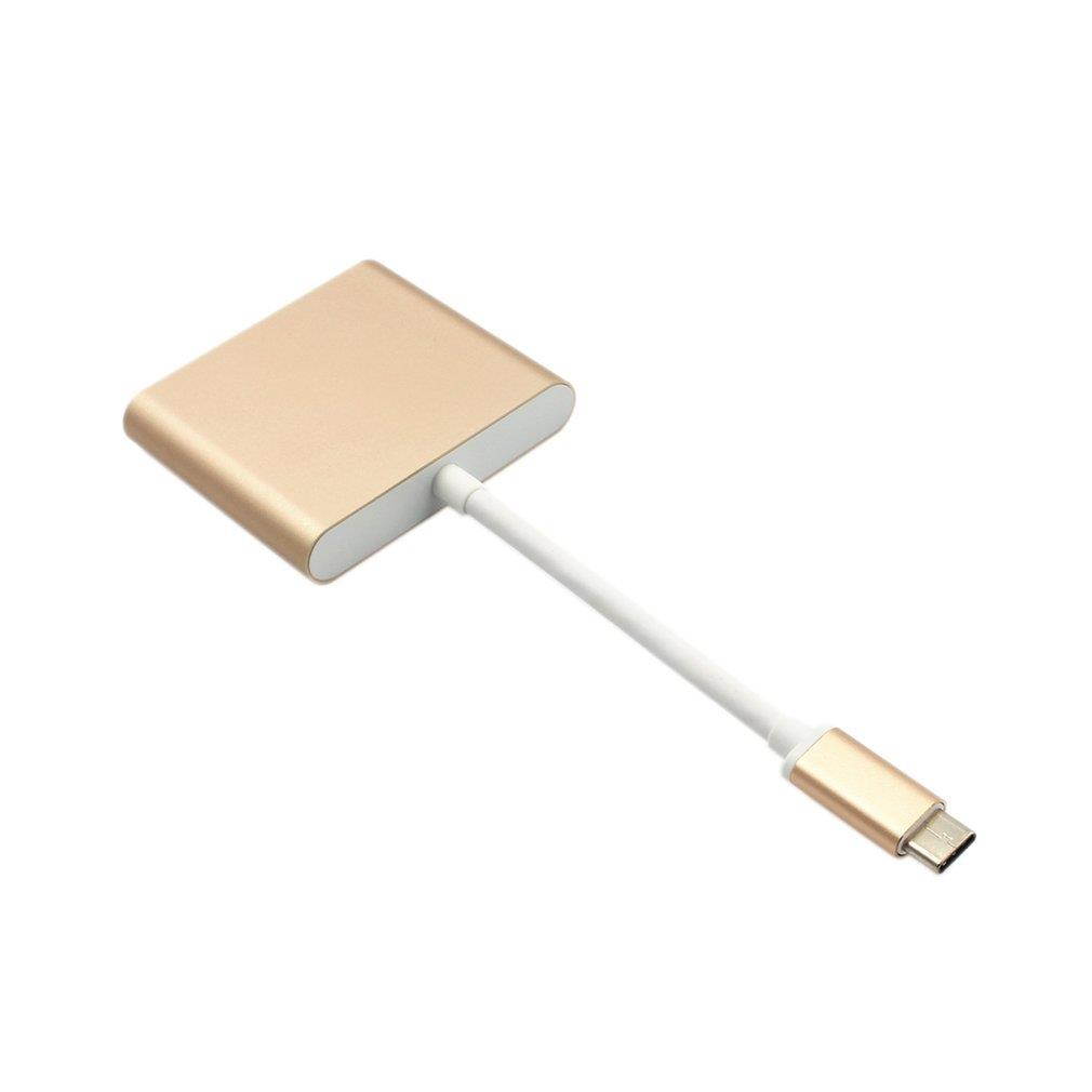 USB 3.1 Type-C to 4K HDMI USB 3.0 Adapter 3-in-1 Hub For Apple for Macbook
