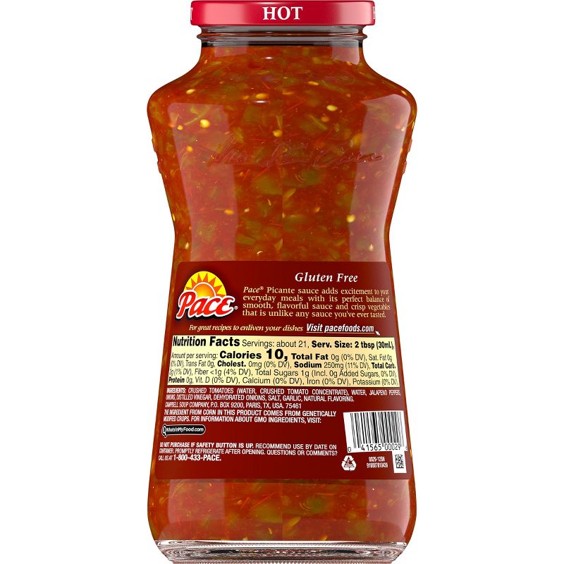 Pace Hot Picante Sauce 24oz