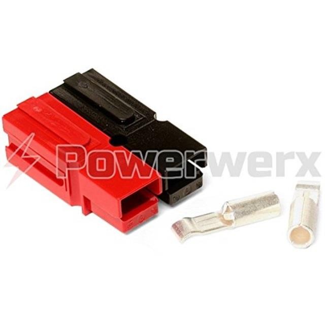 Powerwerx WP30-10 30 Amp Permanently Bonded Red/Black Anderson Powerpole Connectors - 10 Sets