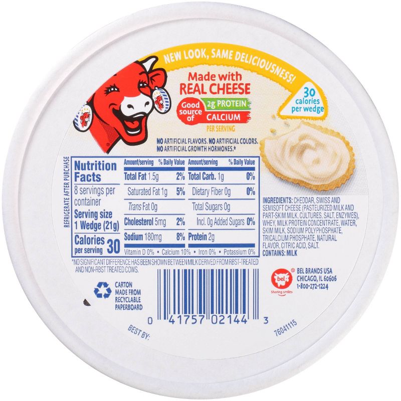 The Laughing Cow White Cheddar Cheese - 6oz