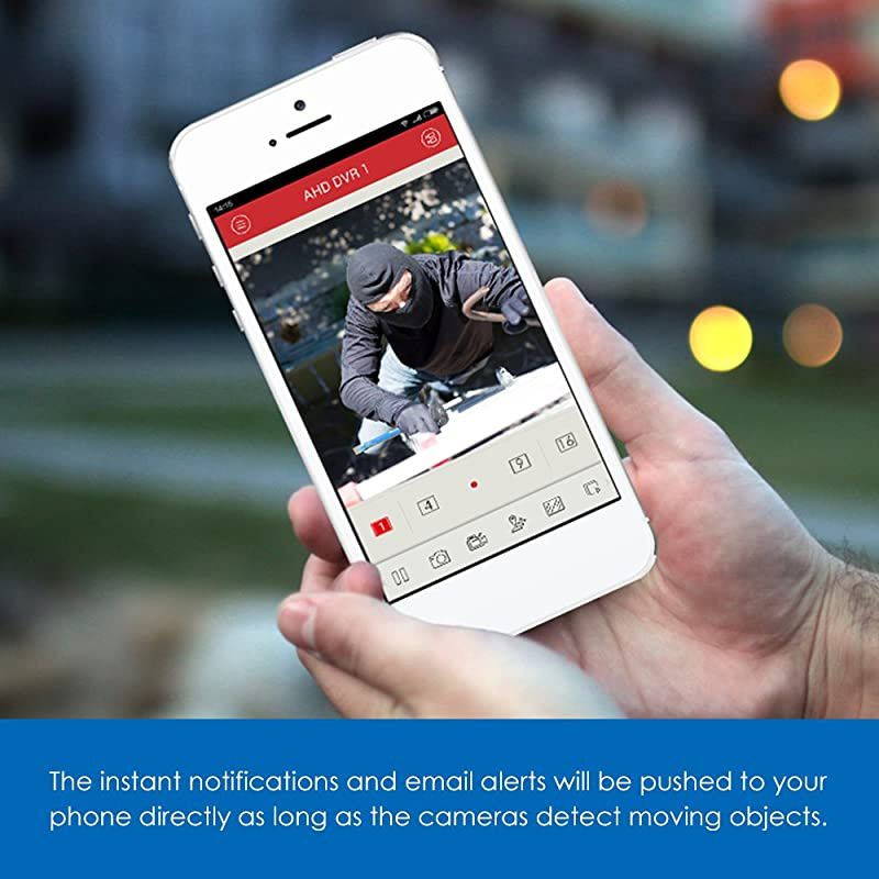 16CH 1080P Video Security Dvr Recorder with 4TB Hard Drive, 4 in 1 Hybrid (Ahd/Tvi/Cvi/Analog) CCTV Home Security System for HD-Tvi Cvi Cvbs Ahd 960H/720P/1080P CCTV Cameras