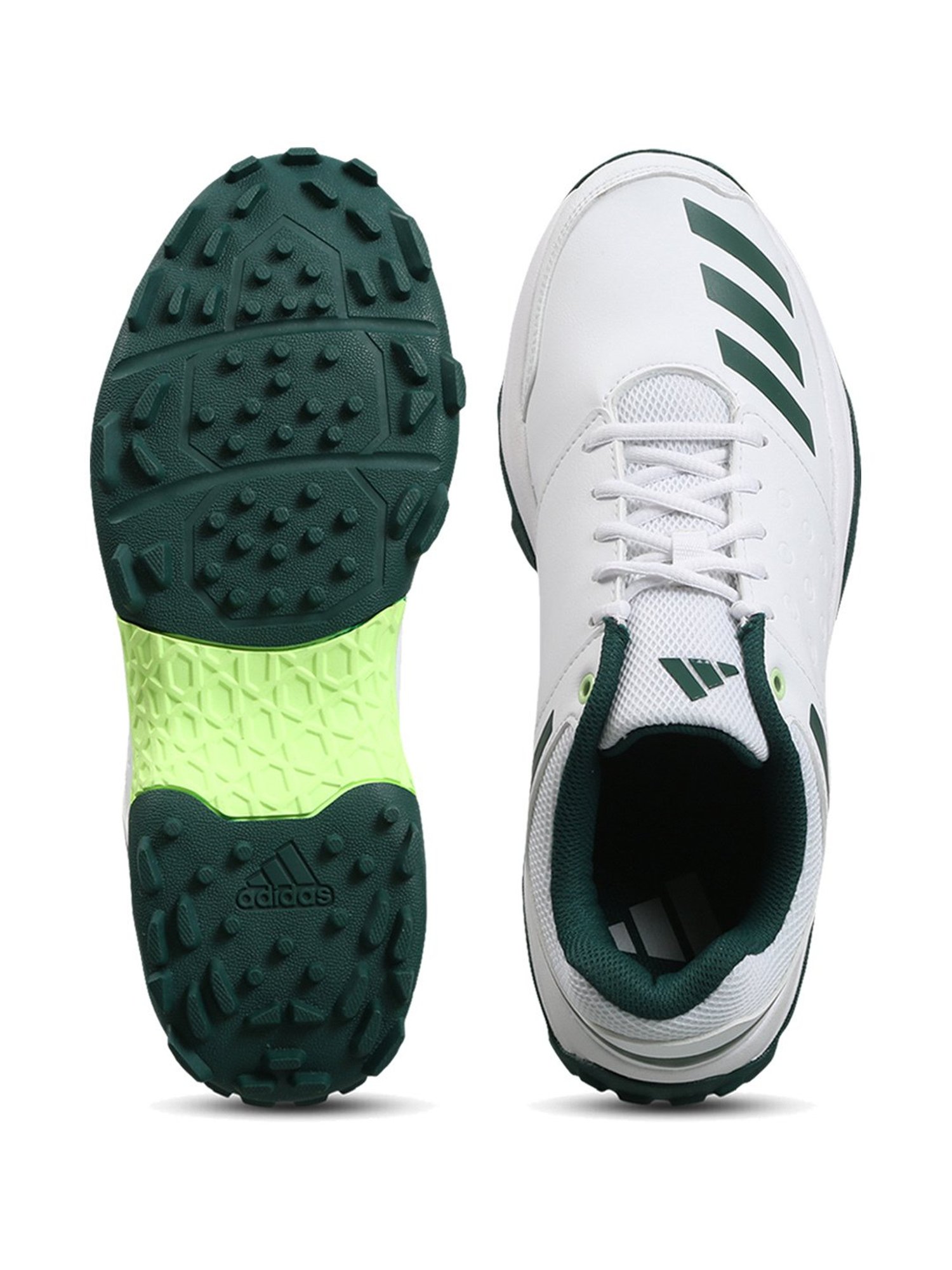 Adidas Men's Crinu 23 White Cricket Shoes