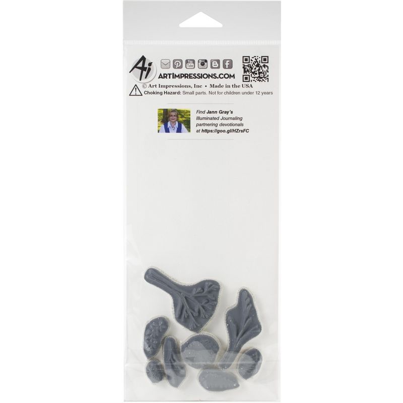 Art Impressions Bible Journaling Watercolor Rubber Stamps-Bible Foliage