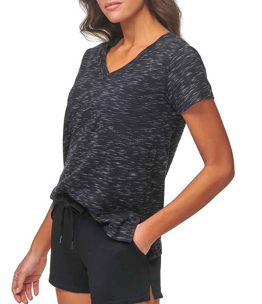 Marc New York Short Sleeve V-Neck Boyfriend Tee