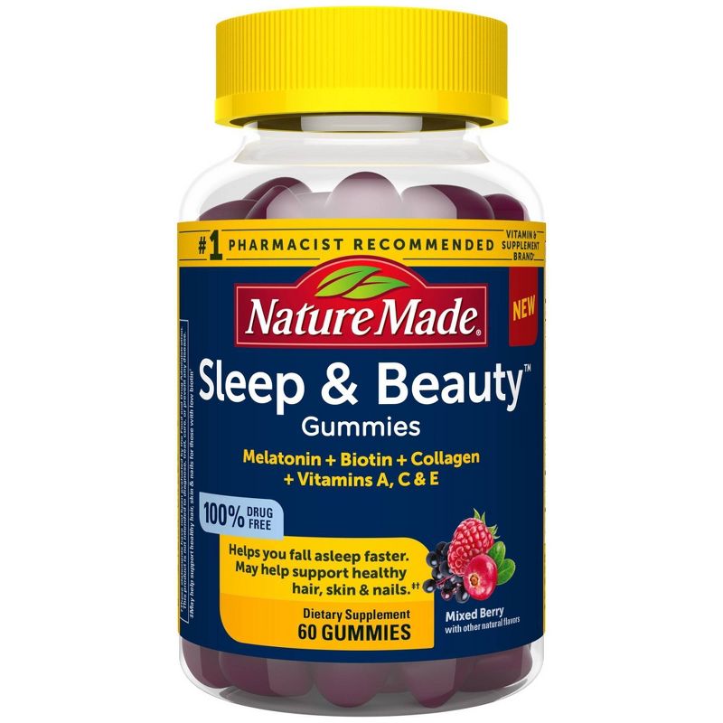 Nature Made Sleep & Beauty Gummies - 60ct