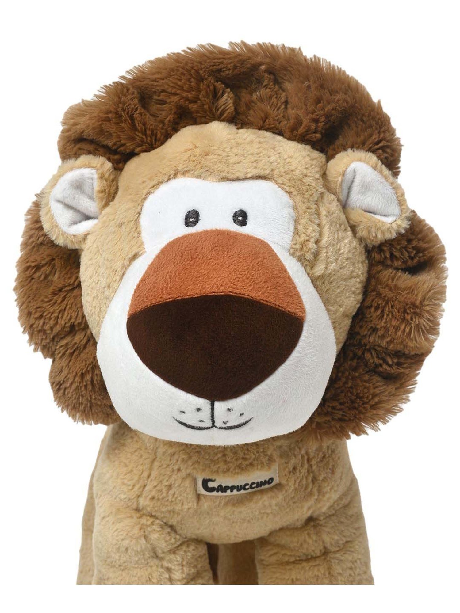 MiArcus Kids Brown & White Lion Plush Soft Toy