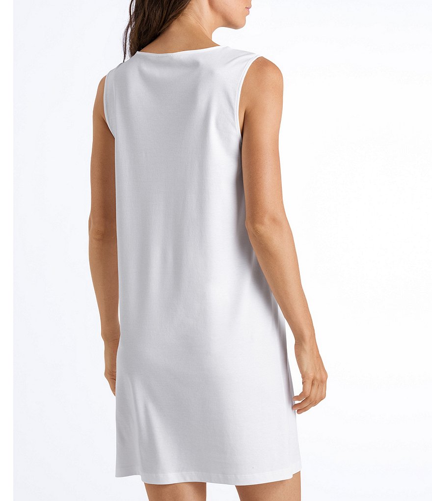 Hanro Dorea Solid Interlock Sleeveless Tank Gown