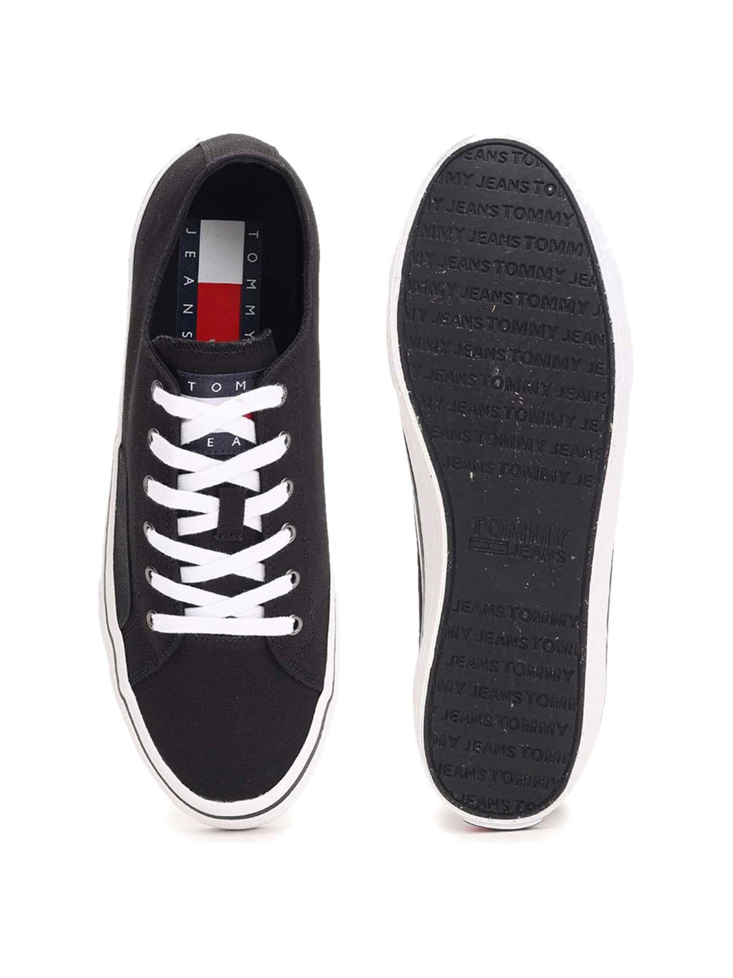 Tommy Hilfiger Men's Black Casual Sneakers