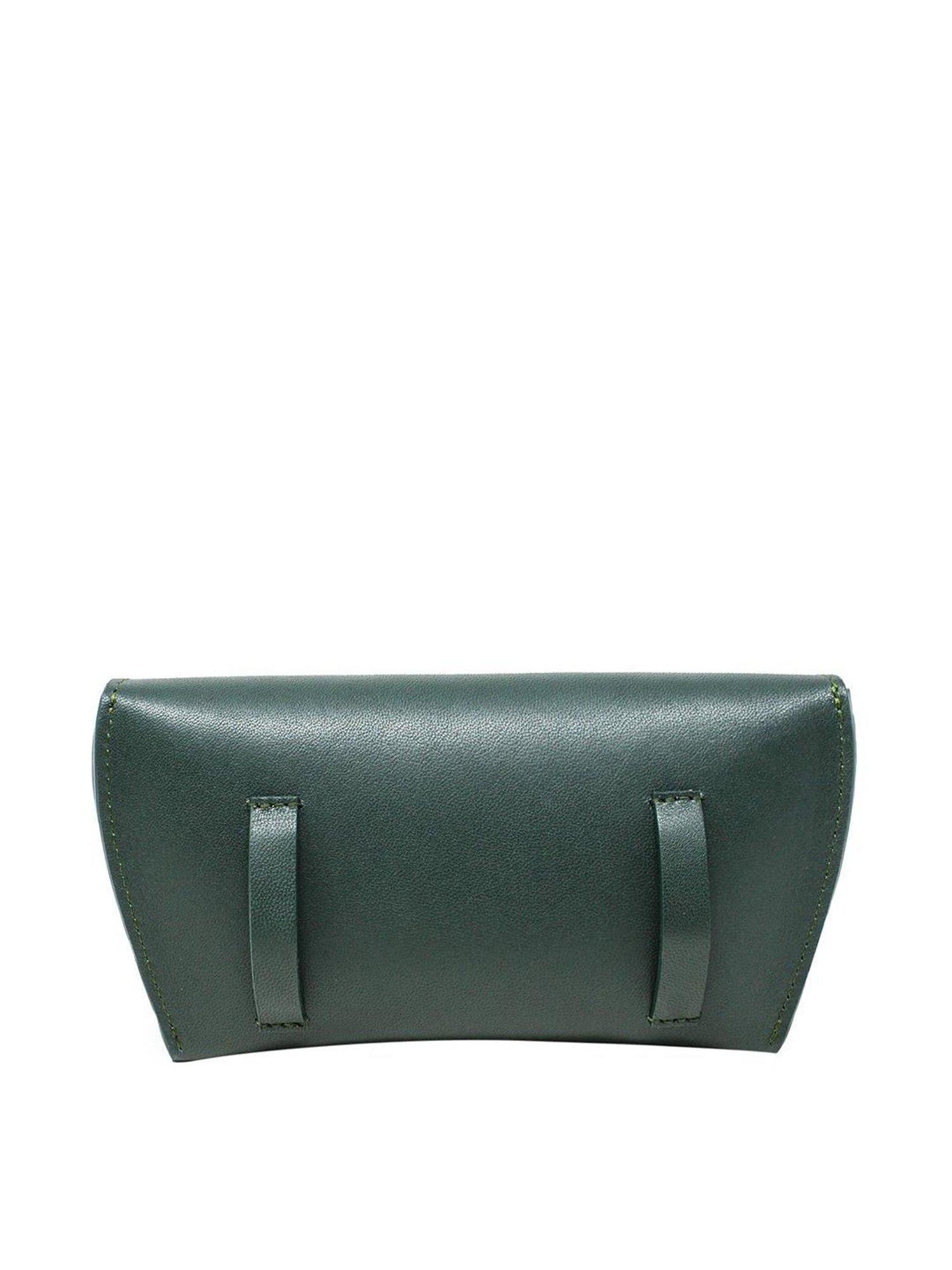 Tohl Volterra Green Casual Leather Bi-Fold Wallet,Card Holder & Eyewear Case Set for Men