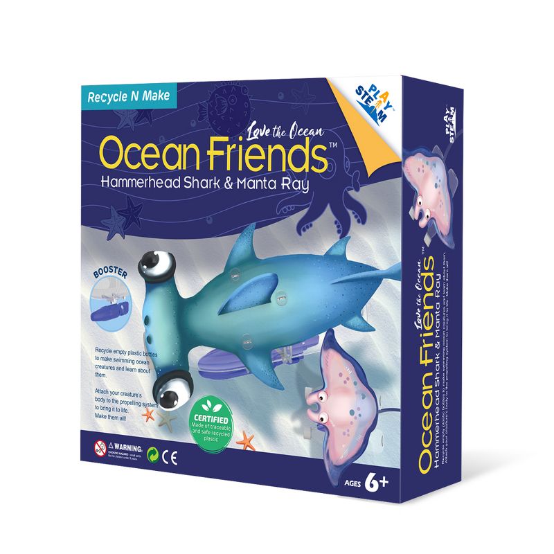 Playsteam Ocean Friends Hammerhead Shark & Manta Ray
