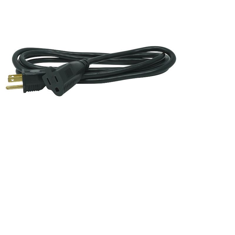 Woods 8' Outdoor Extension Cord Black