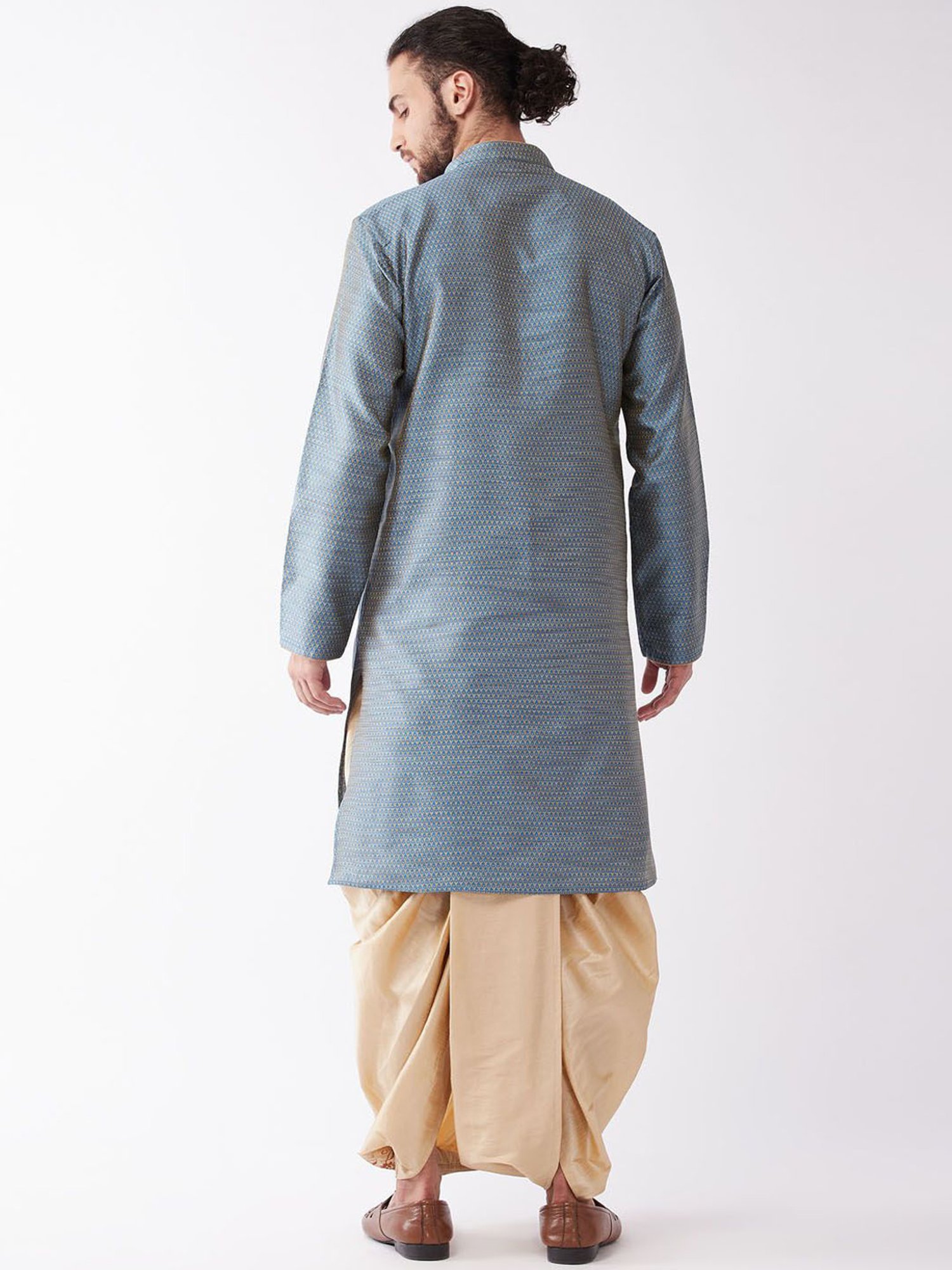 Vastramay White Cotton Straight Fit Embroidery Ethnic Suits