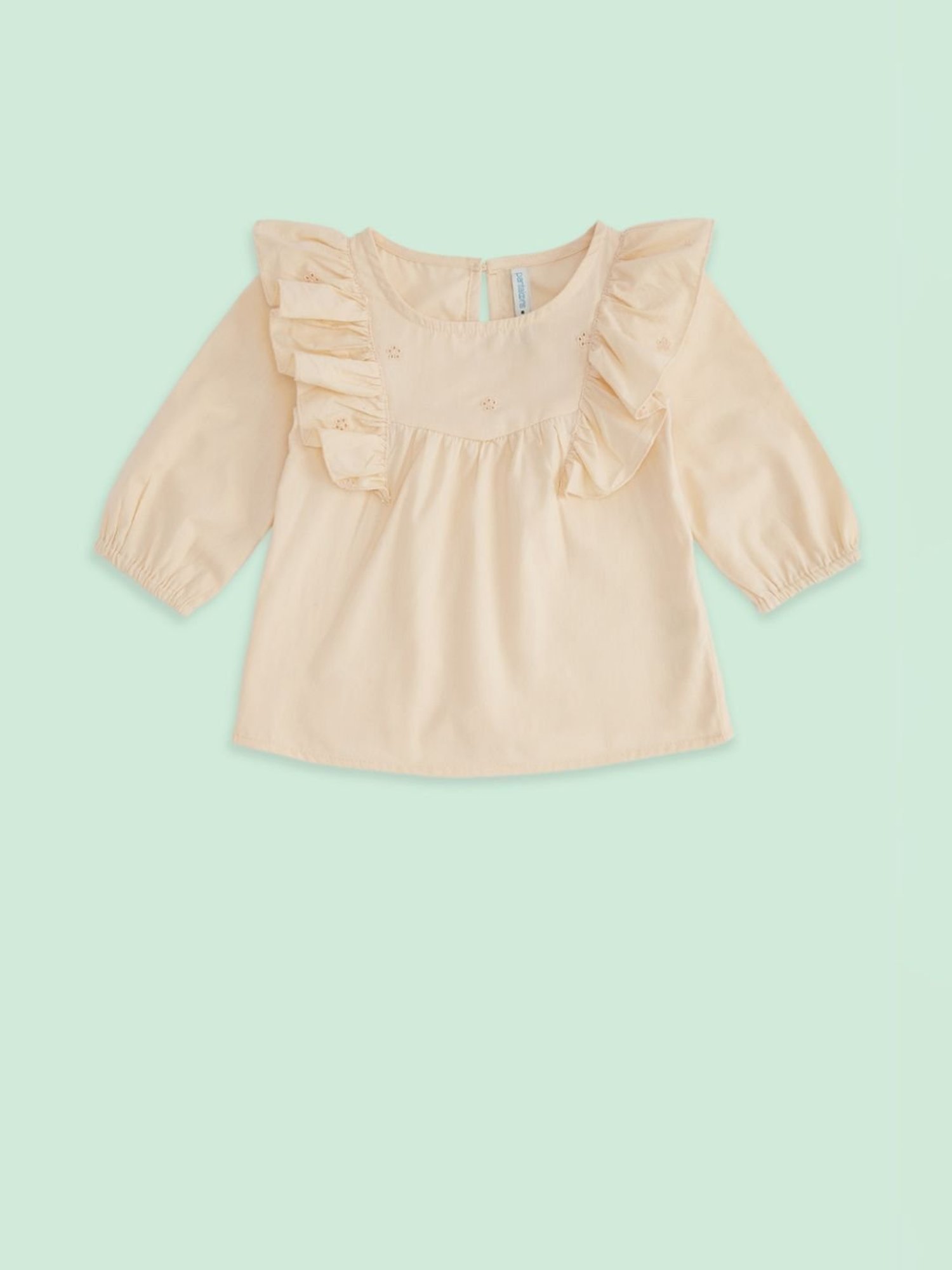 Ed-a-Mamma Baby Blue Printed Top