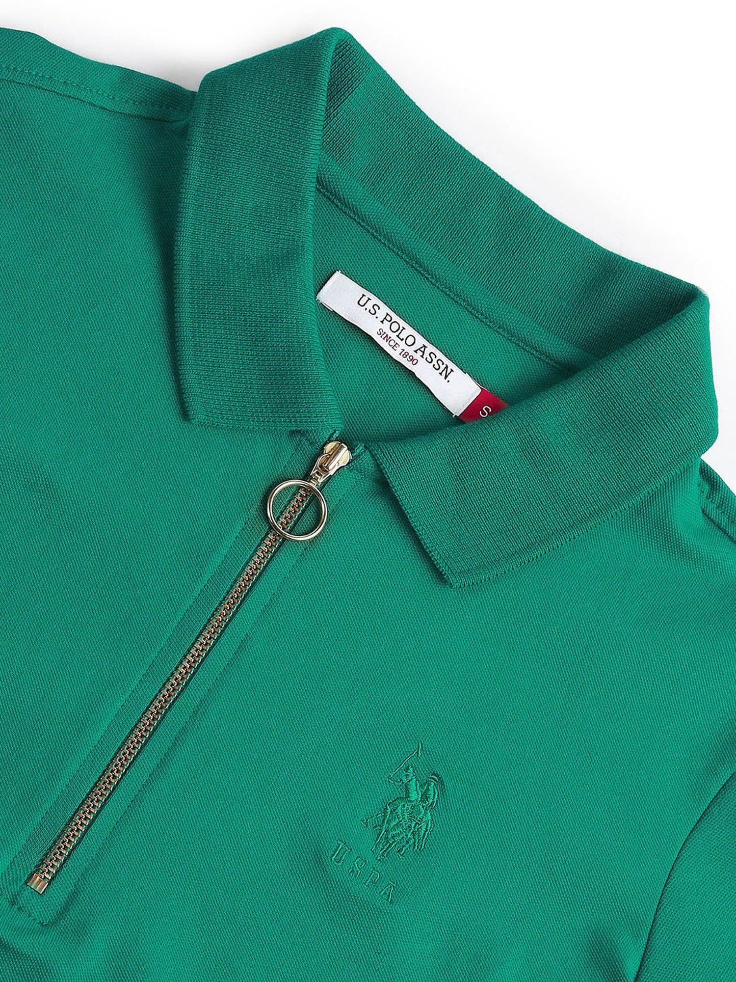 U.S. Polo Assn. Green Polo T-Shirt