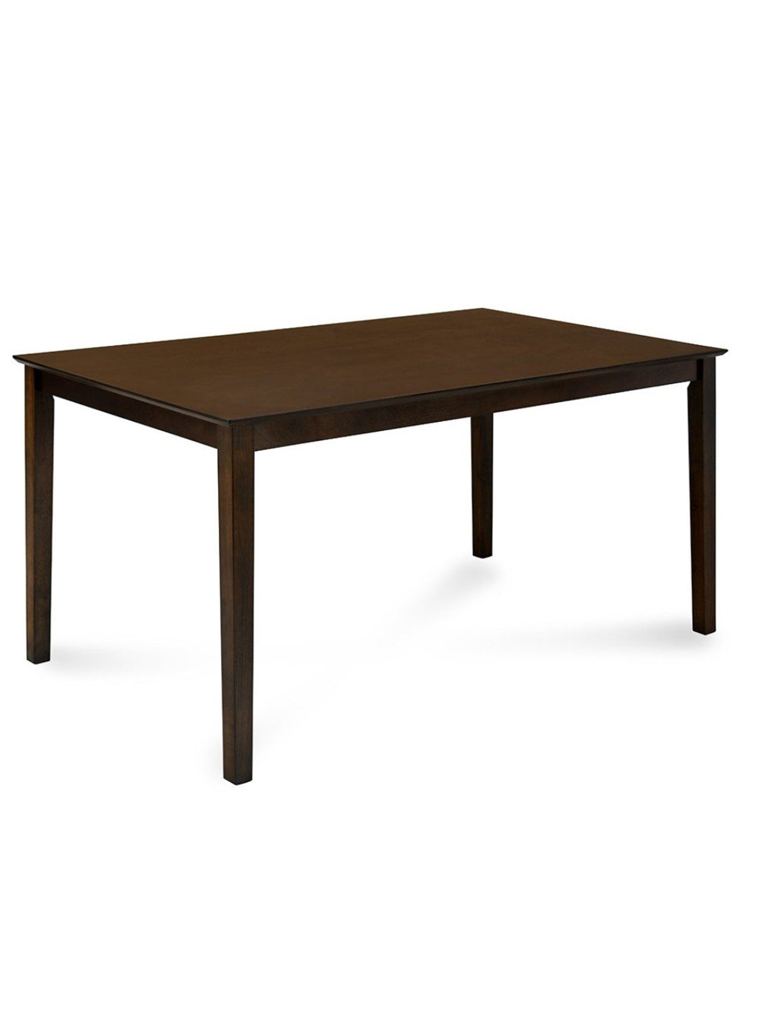 Nilkamal Olivia Brown Solid Wood Rubber wood 6 Seater Dinning Table set