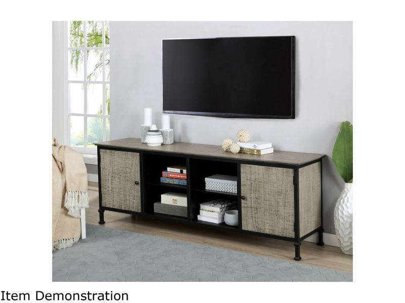 AVF FSL700LUCSW-A 32 - 65" Reflections - Lucerne Curved Pedestal TV Stand