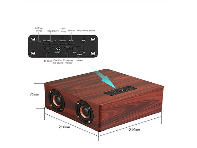 Enermax O'Marine EAS03-BS Black/Silver Waterproof Wireless Speaker