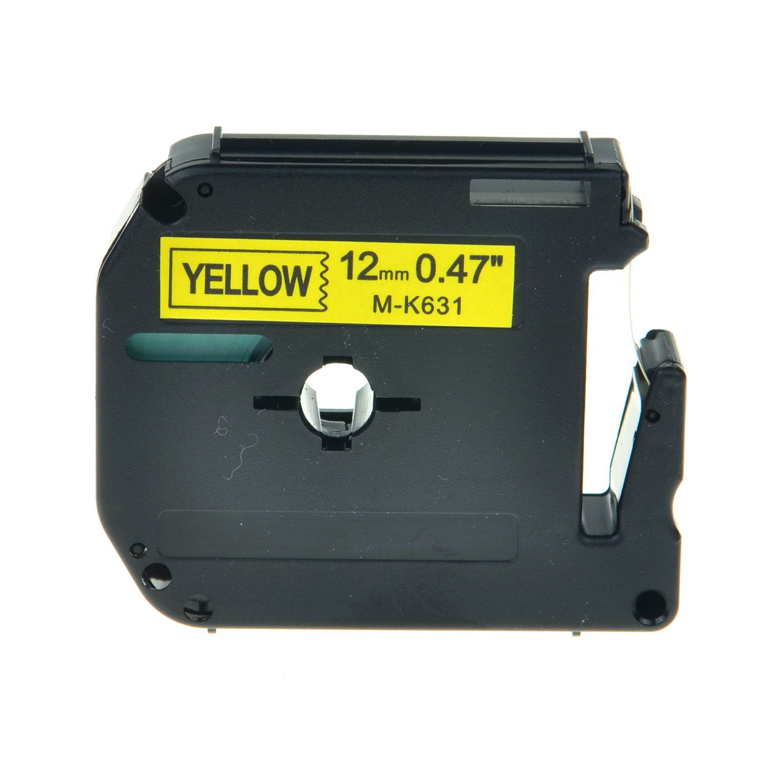 1PK Black on Yellow Tape for Brother P-touch MK631 M-K631 PT-90 12mm Label Maker