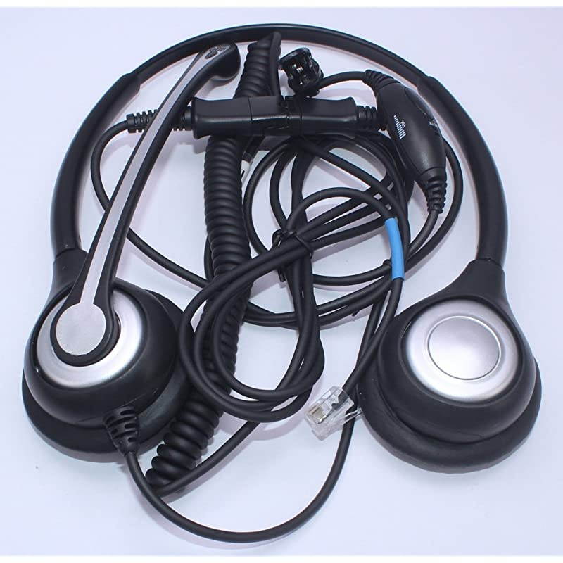 Cyber Acoustics Mono Headset and Boom Mic with PC Y-Adapter (AC-104)