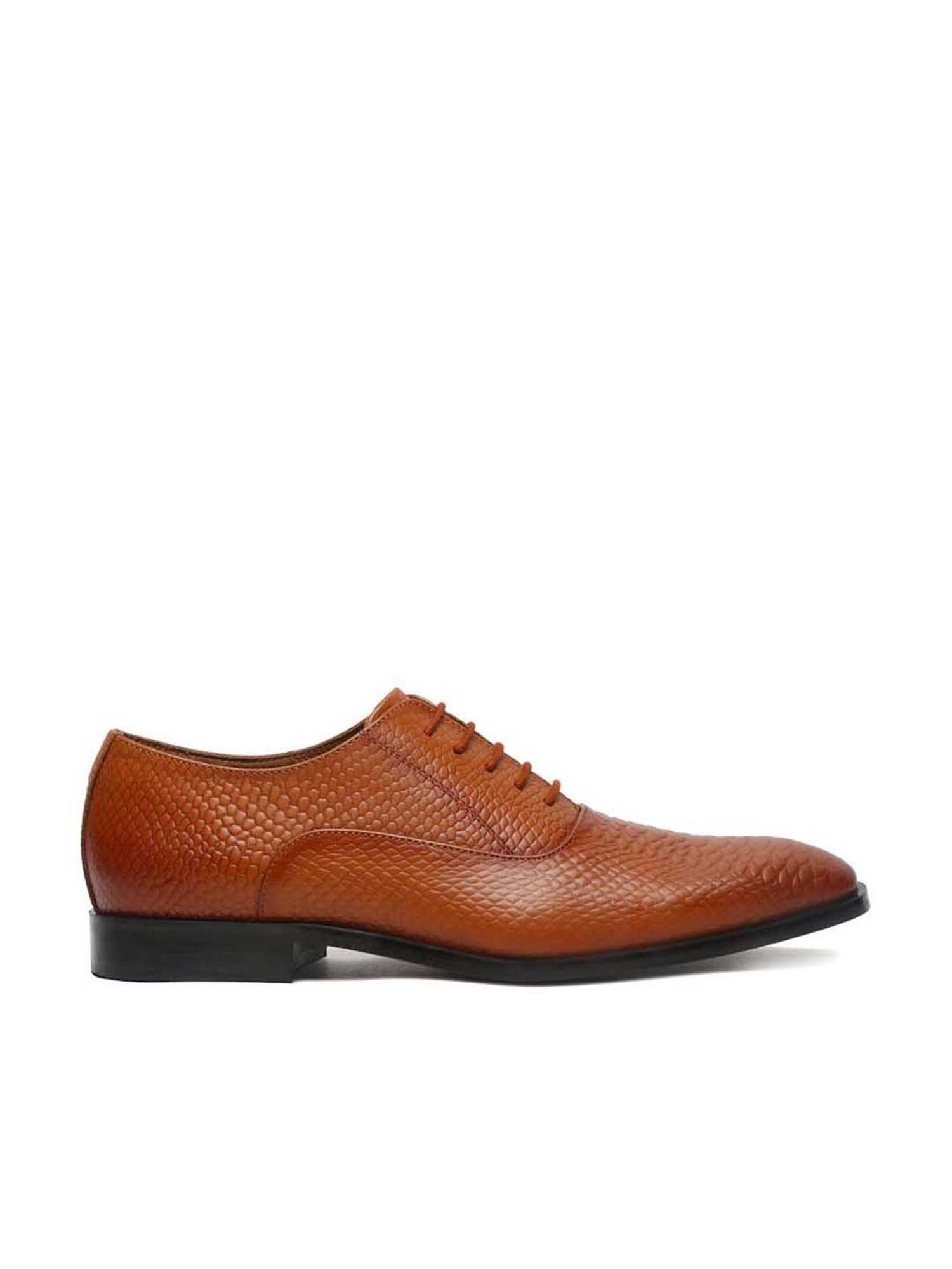 Louis Stitch Men's Russet Tan Oxford Shoes