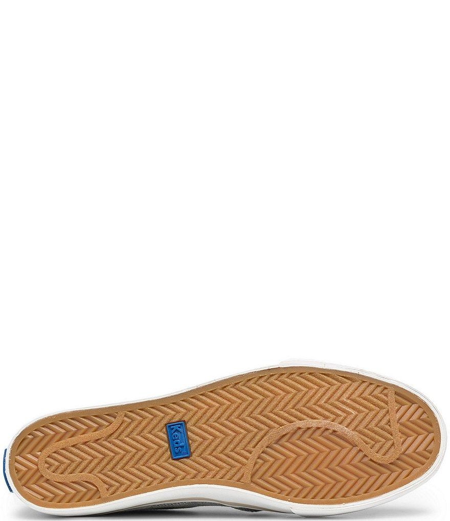 Keds Jump Kick Leopard Chambray Slip-On Sneakers