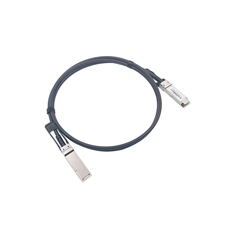 2M QSFP+ DAC Twinax Cable,  40GbE QSFP+ Direct Attach Copper Cable,30AWG Black, for Cisco QSFP-H40G-CU2M, Dell, Ubiquiti, D-Link, Juniper, Huawei, Mellanox, Mikrotik, SuperMicro