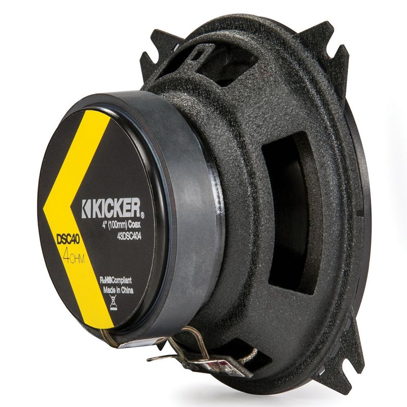 Kicker DSC40 DS Series 4" 4-Ohm Coaxial Speakers