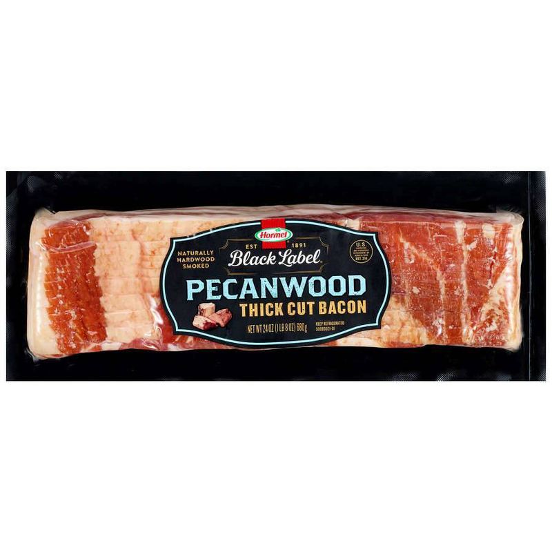 Hormel Black Label Pecanwood Thick Cut Bacon - 24oz
