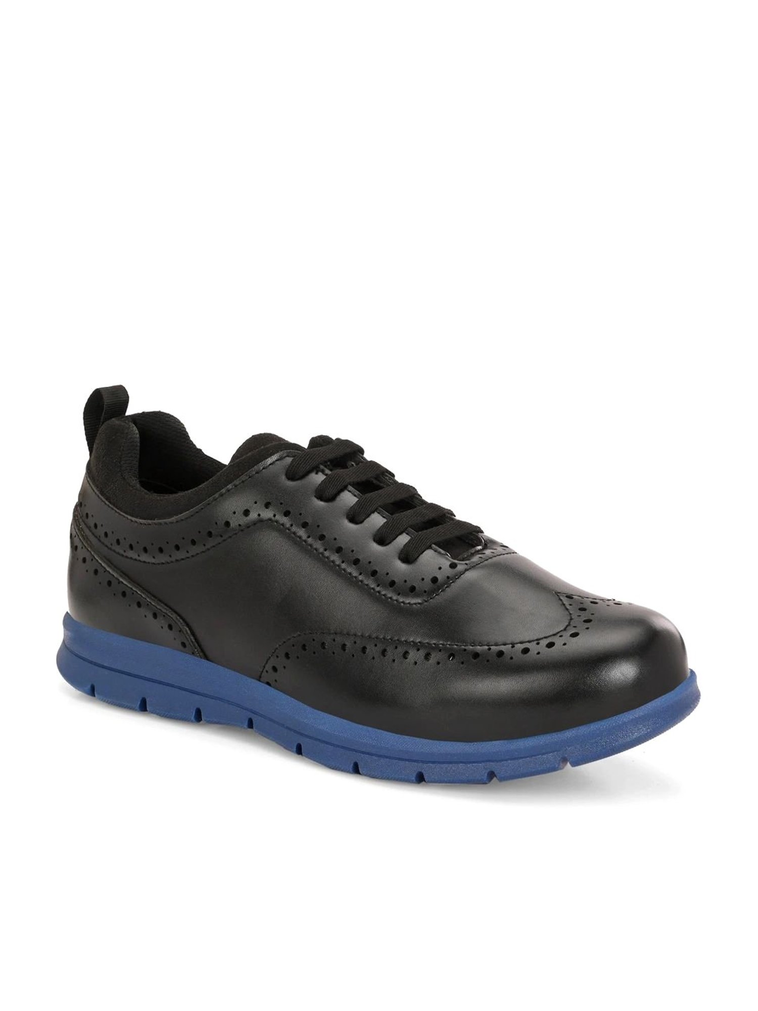 Hoversole Men's Cipher Black Brogue Shoes
