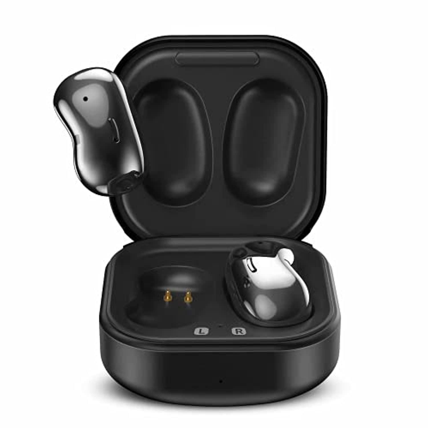 urbanx street buds live true wireless earbud headphones for samsung galaxy note 20 ultra 5g - wireless earbuds w/active noise cancelling - black (us version with warranty)