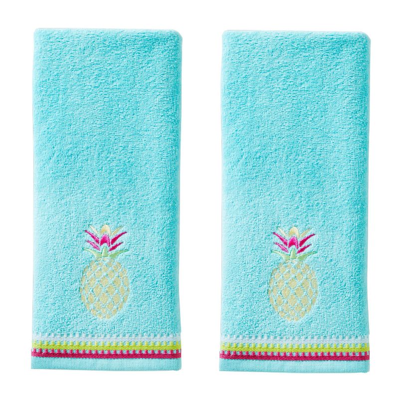 2pc Colorful Pineapple Hand Towel Set - SKL Home