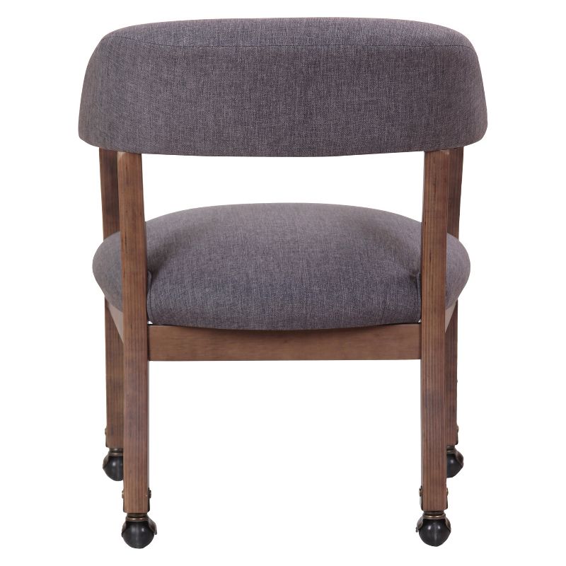 Modern Captain's Chair with Casters Slate Gray - Boss Office Products