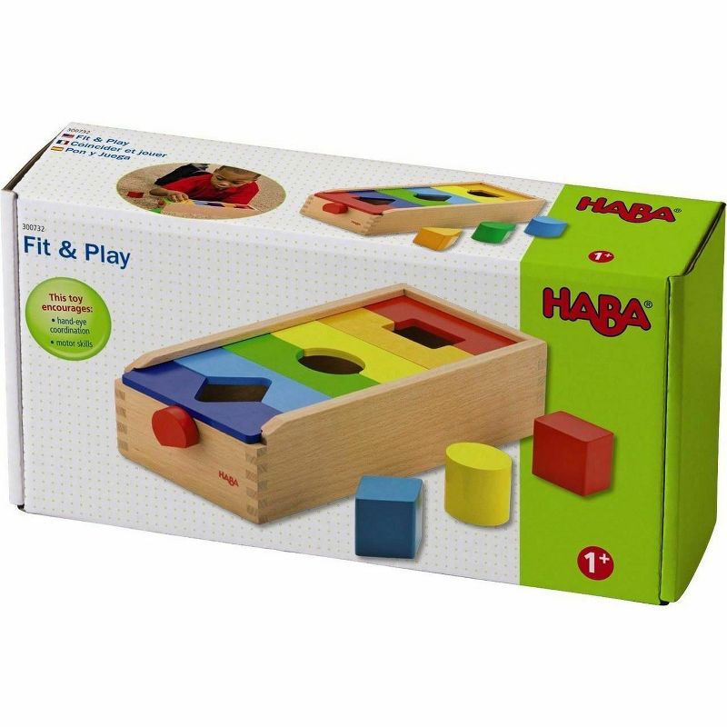 HABA Fit & Play Rainbow Shape Sorting Box