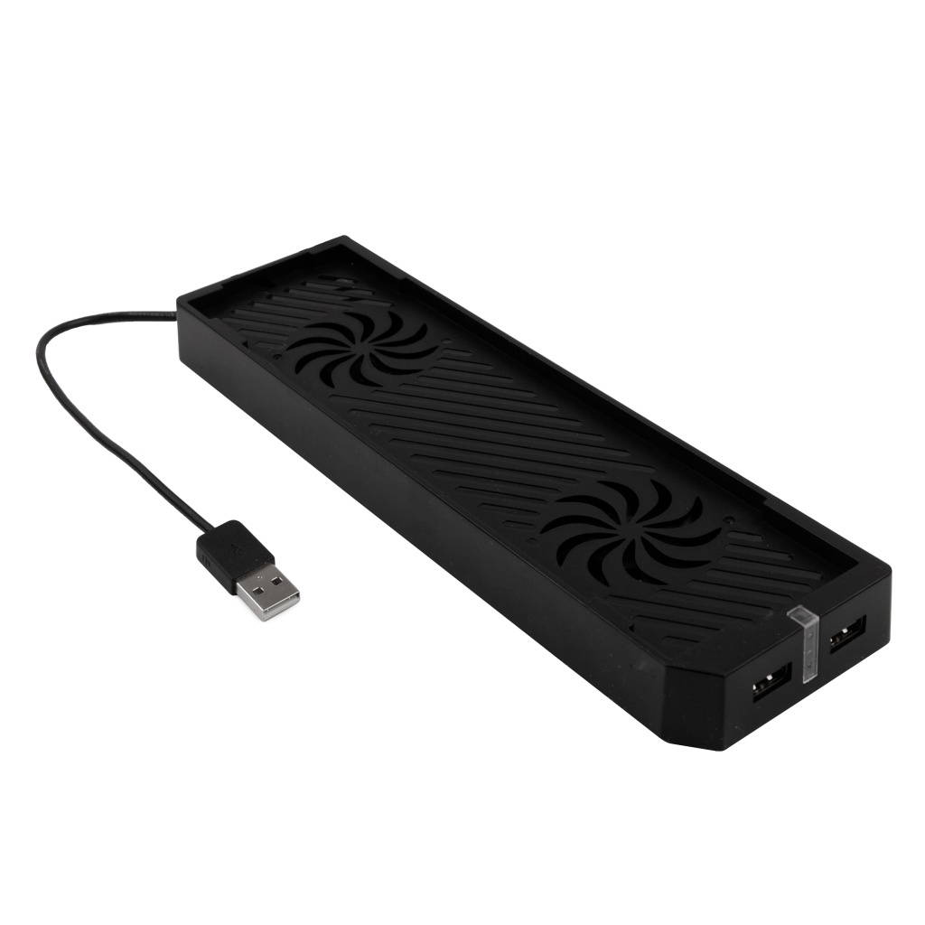 REYTID Dual Cooling Fan/Stand Compatible with Xbox One X including Twin USB Hub Slim Combo
