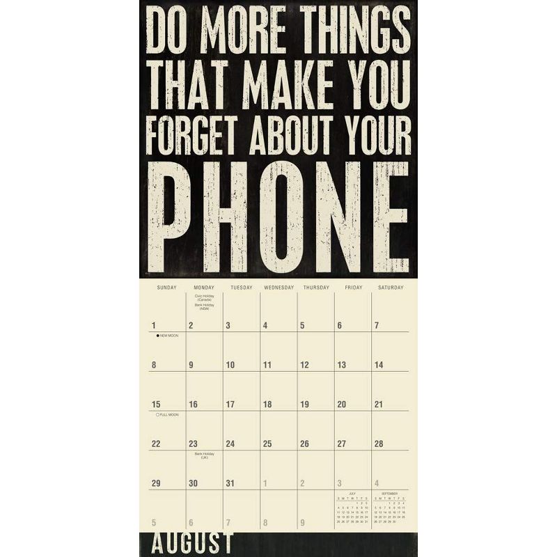 Sellers Publishing 2021 Words to Live By 16-Month Wall Calendar Phillips, Kathy/Primitives by Kathy