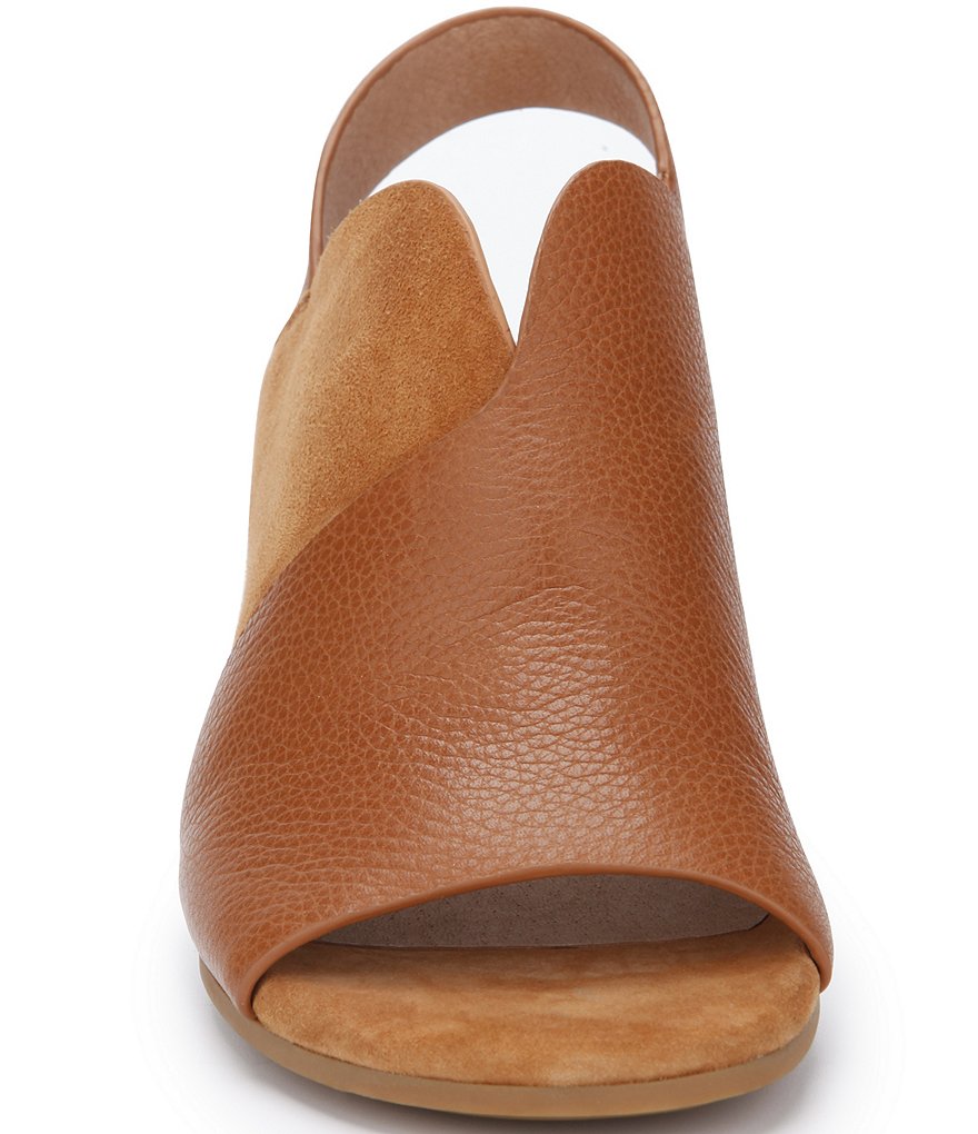 Gentle Souls Charlene Hooded Leather Sling Back Mules