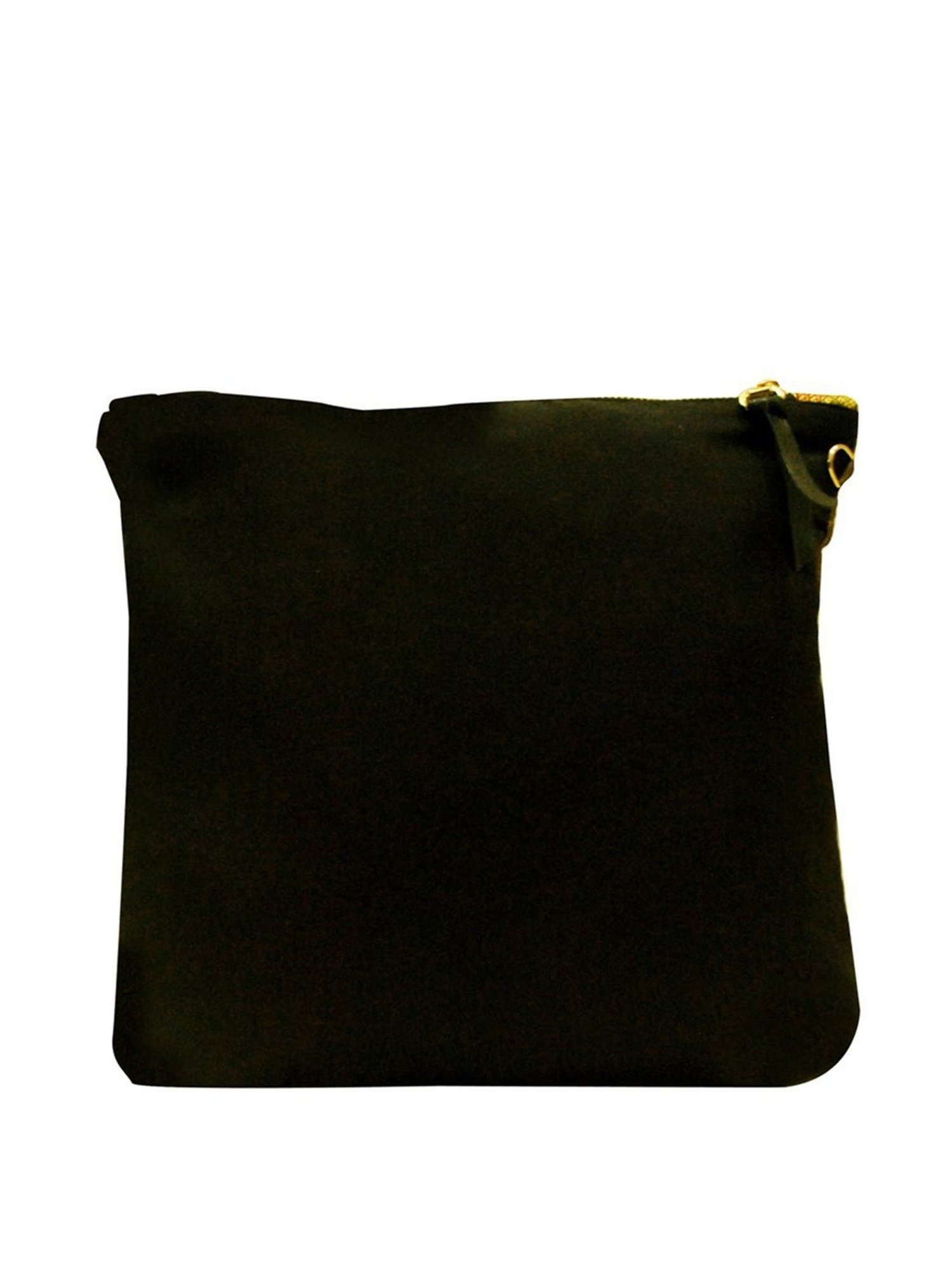 Clean Planet Green Textured Small Pouch