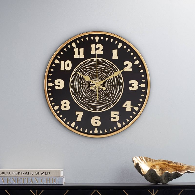 Bulova Clocks B7467 Hardwick Decorative Battery Powered Wooden Desk and Table Top Pendulum Clock, Walnut