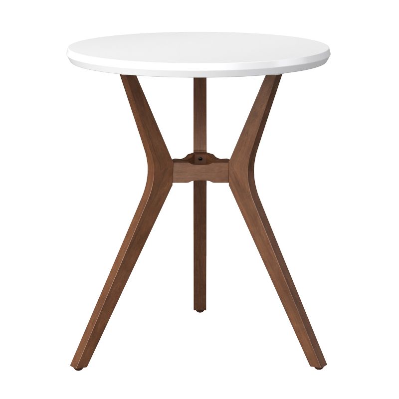 28" Emmond Mid-Century Modern Round Bistro Dining Table White - Project 62™