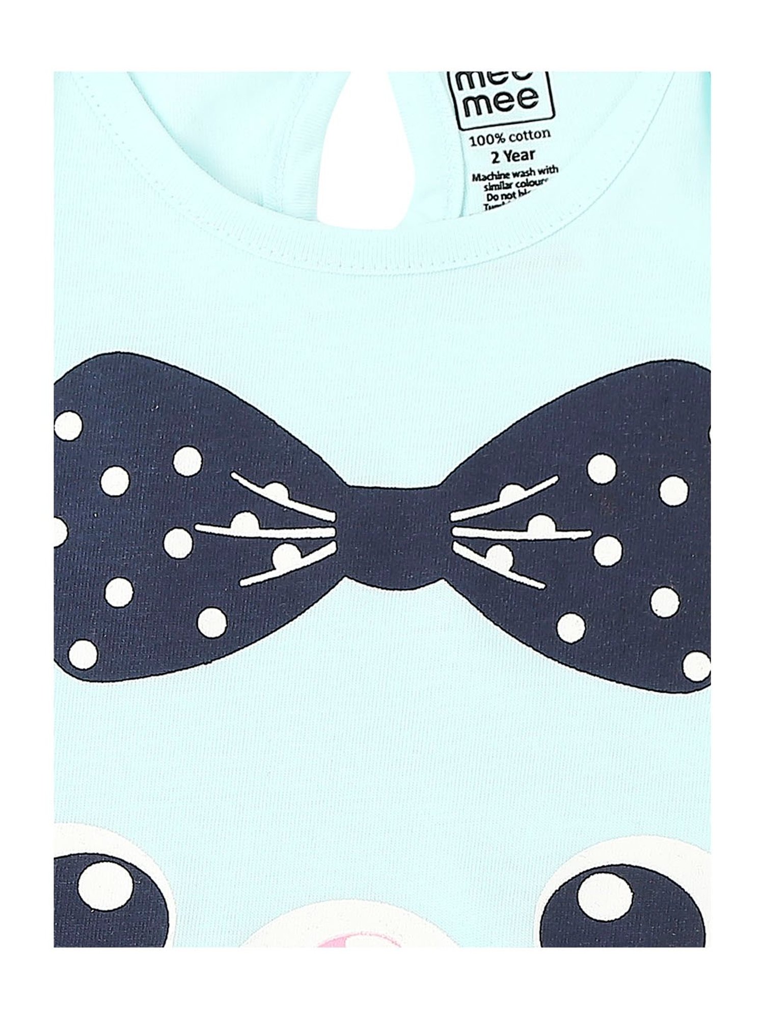 Mee Mee Kids Blue Printed Top with Shorts