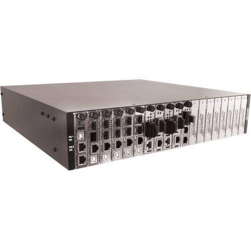 Transition Networks 19-Slot Chassis For The Ion Platform Ac Powered