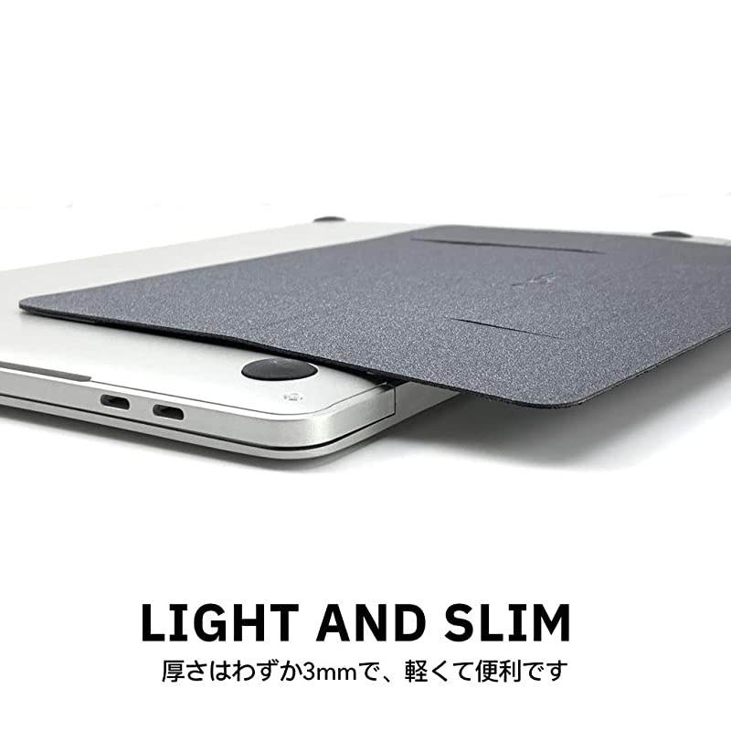 Invisible Slim Laptop Stand Adhesive and Reusable Adjustable Perfect Viewing Angles Compatible with Laptops Up to 156