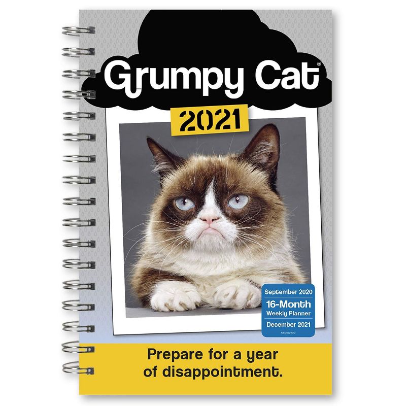 Sellers Publishing 2021 Grumpy Cat 16-Month Weekly Planner [Calendar] Grumpy Cat Limitied