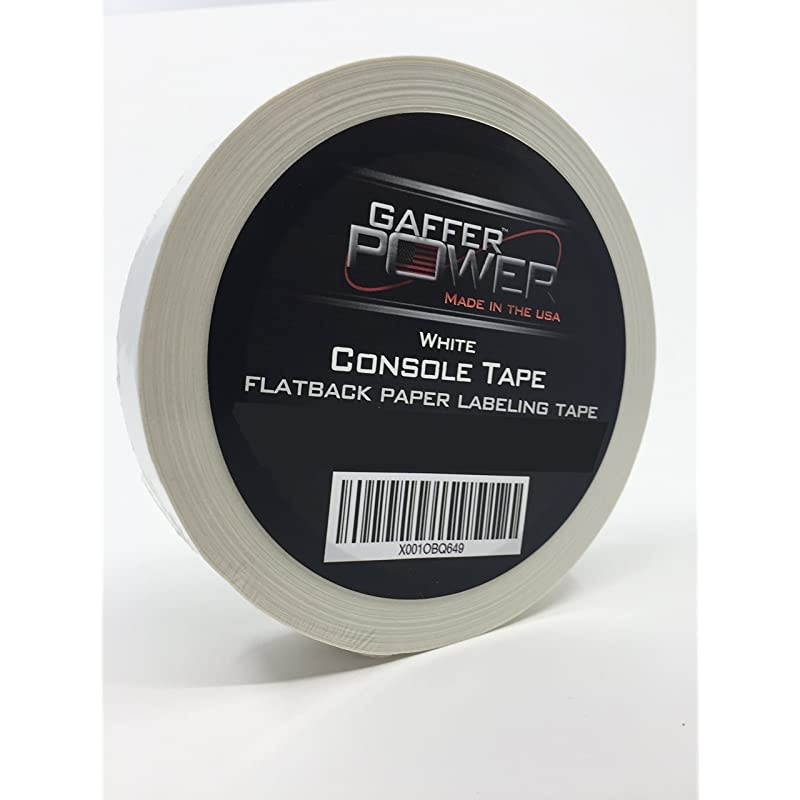 Tape Clean Removable Console Tape | Adhesive Tape for Light Control Board DJ Mixing Board Audio Mixer Arts and Crafts Office Products Ink Pens and Markers | Tons of Uses 1x20Yds
