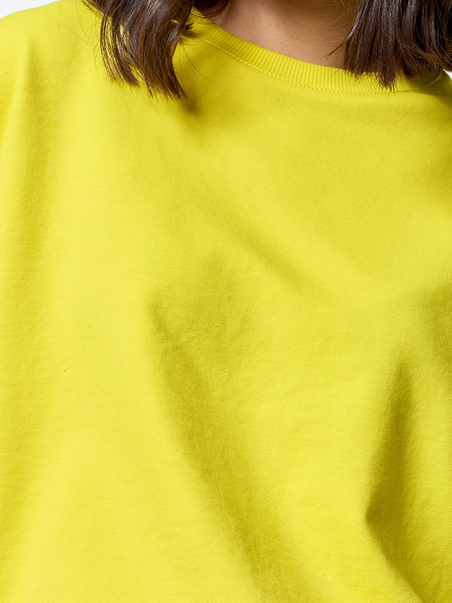 Belle Fille Yellow Patchwork Sweatshirt