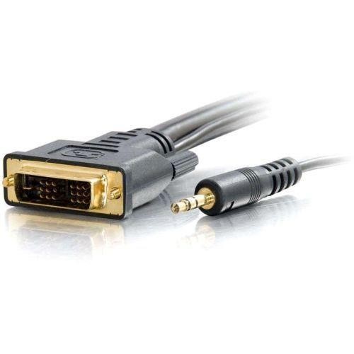 50FT PRO SERIES DVI-D + 3.5MM CL2 M/M DUAL LINK DIGITAL VIDEO CABLE