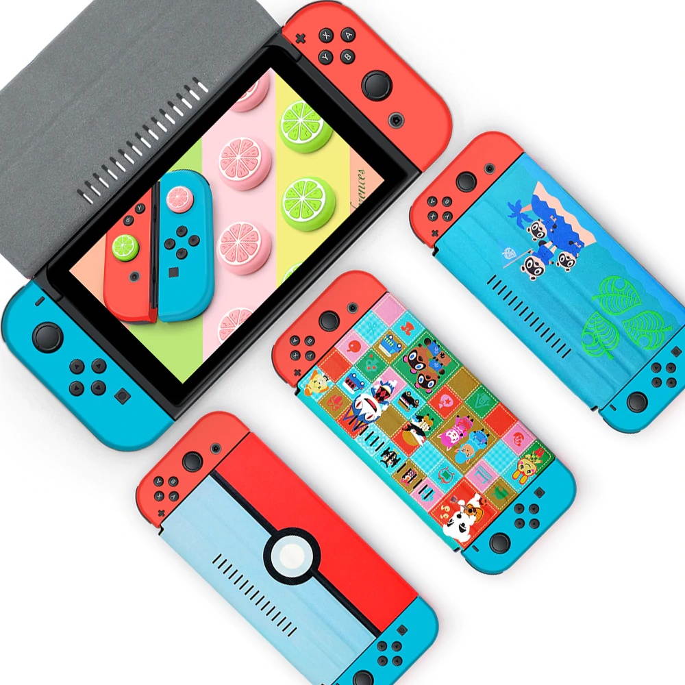 PU Leather Protective Case for Nintendo Switch Stand Cover Flip Stand NS Console Screen Protect Case Cover