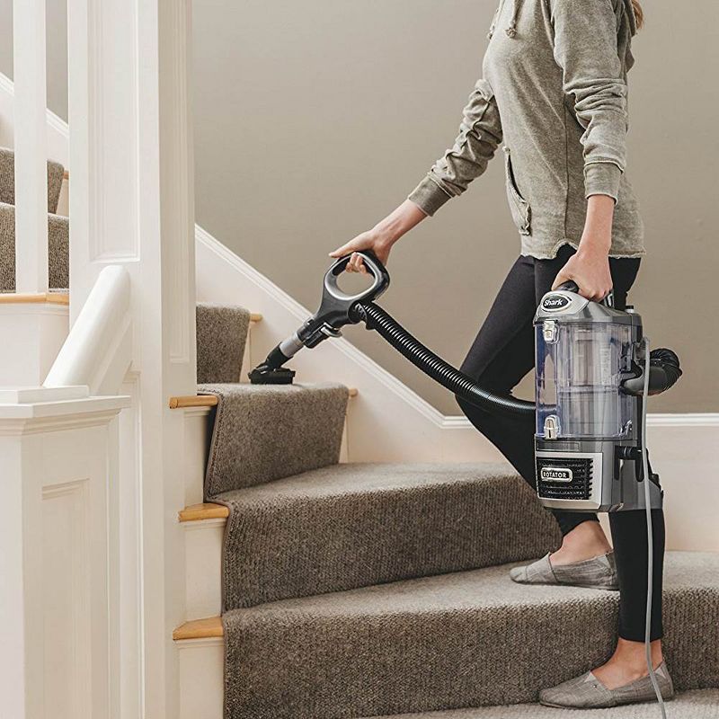 Shark NV601 Rotator Lift Away Anti Allergen Upright Swivel Bagless Vacuum Cleaner, Gray (Certified Refurbished)